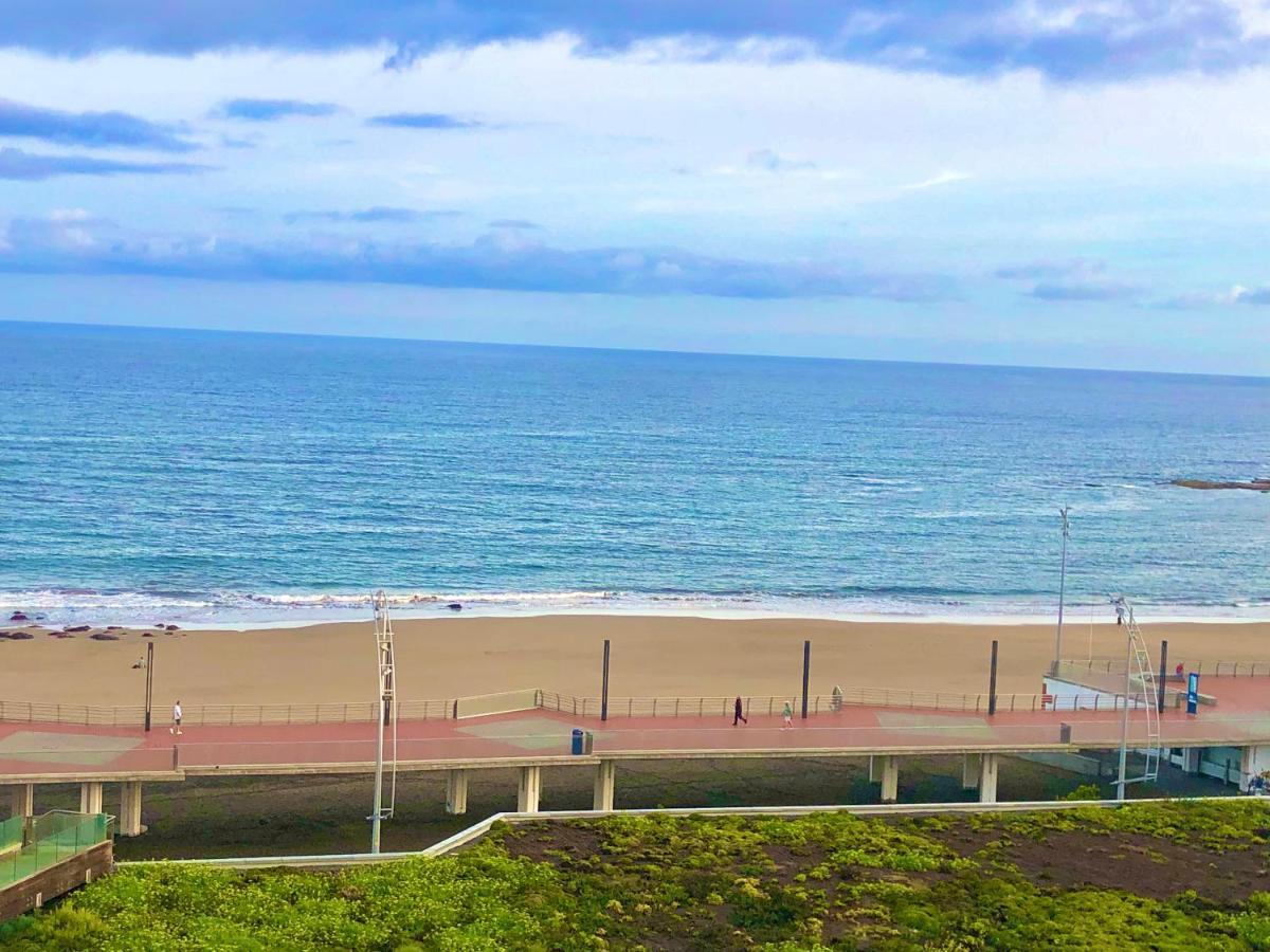 Vistas Mar Playa Las Canteras Primera Linea Wifi Las Palmas de Gran Canaria Esterno foto