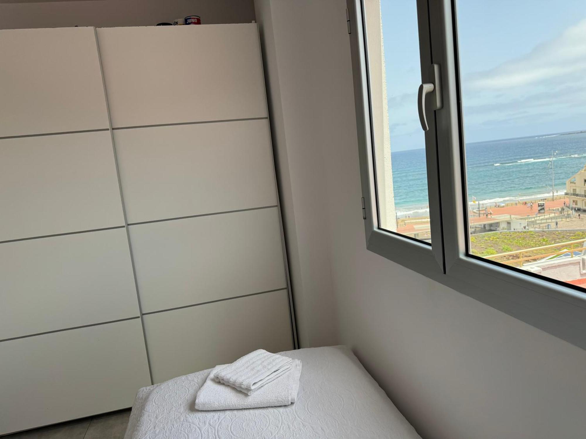 Vistas Mar Playa Las Canteras Primera Linea Wifi Las Palmas de Gran Canaria Esterno foto