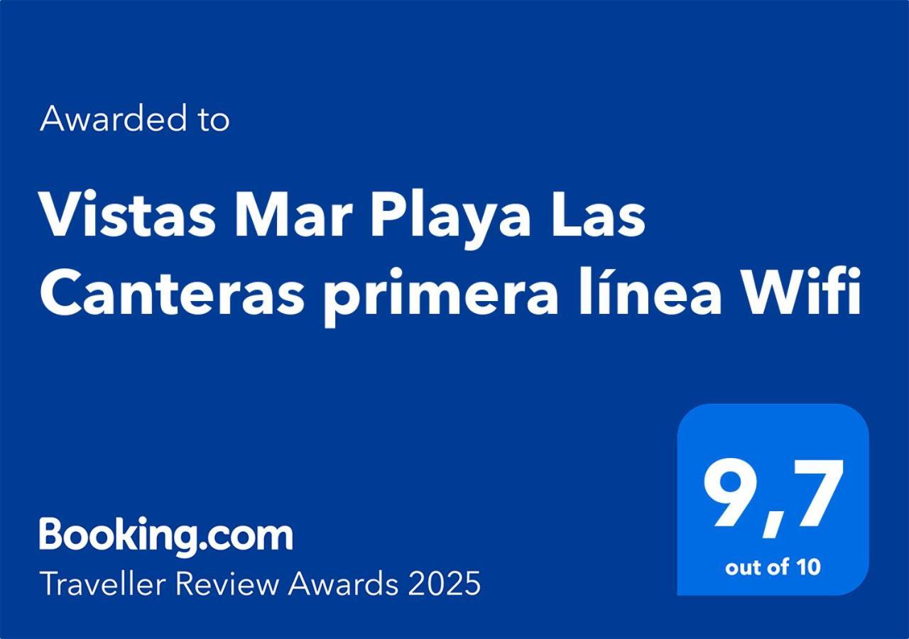 Vistas Mar Playa Las Canteras Primera Linea Wifi Las Palmas de Gran Canaria Esterno foto